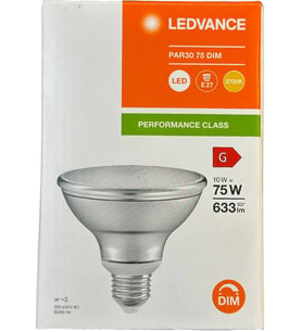 Osram Ledvance 10W (75W) 2700K (Sarı Işık) Par30 E27 Duylu Dim Edilebilir Led Spot