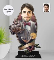Kişiye Özel İş Adamı Ahşap Eco Biblo -2