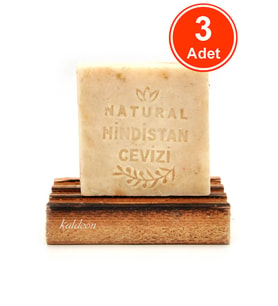 Hindistan Cevizi Yağı Sabunu El Yapımı Doğal 120 G x 3 Adet