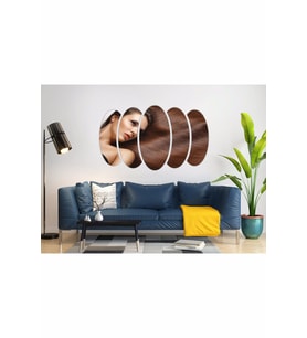 KADIN SAÇ MODELİ KUAFÖR MDF TABLO-1006