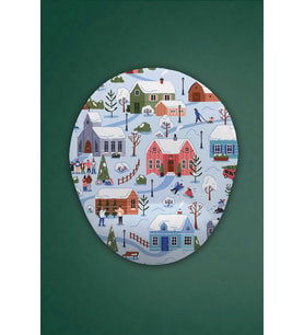 Yılbaşı Temalı Bilek Destekli Mouse Pad