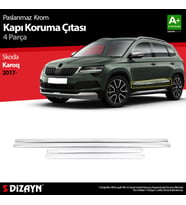 Skoda Karoq Krom Kapı Koruma Çıtası 4 Prç. 2017 Üzeri
