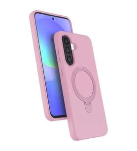 Samsung Galaxy A37 5g Regal Magsafe Standlı Kapak - Açık Pembe
