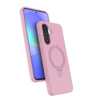 Samsung Galaxy A37 5g Regal Magsafe Standlı Kapak - Açık Pembe