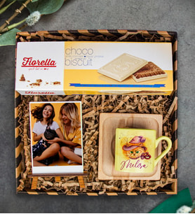 eJOYA Kişiye Özel Türk Kahvesi Fincanı & Choco Biscuit & Kişiye Özel Fotoğraflık 111774