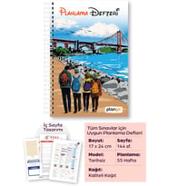 Planlama Defteri TYT - AYT - LGS - KPSS Sınav Planlama Defteri