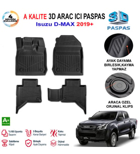 Isuzu D-Max 3D Paspas Havuzlu Pro 2019 Sonrası