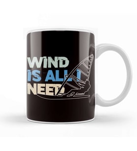 Wind Windsurfing Ocean Wave Windsurfer Sailboarding Windsurf Kupa Bardak Porselen