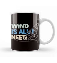Wind Windsurfing Ocean Wave Windsurfer Sailboarding Windsurf Kupa Bardak Porselen