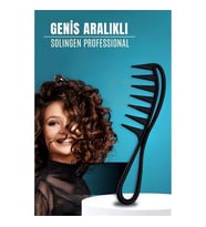 TransForMacion Geniş Dişli Stil Tarağı Karbon Solingen Professional 721103