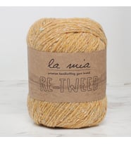 La Mia Re-Tweed Sarı Melanj El Örgü İpi - L124 - 34413