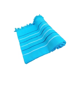 Banyo Deniz Plaj Peştemal Havlusu %100 Pamuklu 70x150 Cm (Turkuaz)