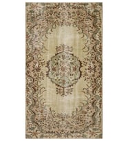 Yün Eskitme El Yapımı Halı 141x247 cm 10121
