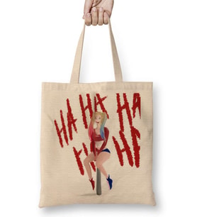 Suicide Squad Harley Quinn Ha Ha Ha Bez Çanta Uzun Saplı