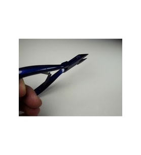 Haırcraft Hc00413 Çelik Batık Pensi Navy Blue Düz Ağız Manikür Pedikür Ergonomik Profesyonel
