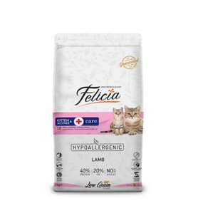 Felicia Düşük Tahıllı Hipoalerjenik Kuzu Etli Anne ve Yavru Kedi Maması 2 Kg