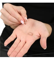 Popcorn Tasarım Rose Renk Tam Tur 925 Ayar Gümüş Kadın Küpe
