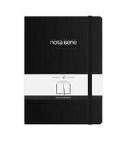 VICTORIA'S JOURNALS NOTE BENE 9243 PREMIUM NOTEBOOK SERT KAPAK A4 100gr.192 SYF. ÇİZGİLİ DEFTER SİYA