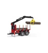 Yükleme Vinçli Kütük Taşıyan Römork & Kütükler BR02252