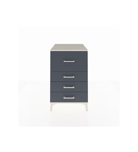 Kronos Komodin 4 Çekmeceli 60x59x96 Aytaşı-Antrasit