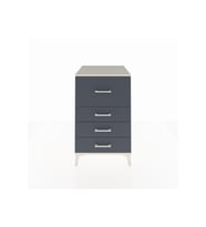 Kronos Komodin 4 Çekmeceli 60x59x96 Aytaşı-Antrasit
