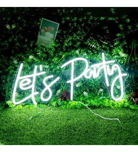 Let'S Party Yazılı Neon Led