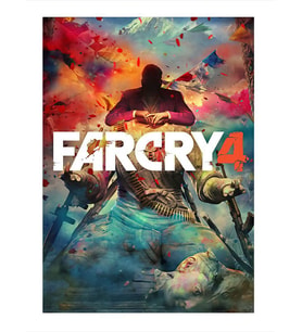 Farcry 4 Tasarım Mdf Tablo