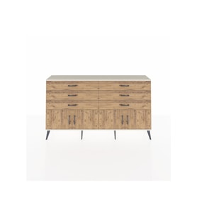 Arges Konsol 2 Raflı 6 Çekmeceli 4 Kapaklı 176x30x99 Aytaşı-Çam