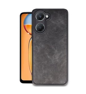 Vivo Y18 Kılıf Aras Deri Kapak - Siyah