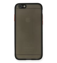 Apple iPhone 6 Uyumlu Kılıf Montreal Silikon Kapak - Siyah