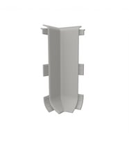 Linela Pvc Süpürgelik Gri - LNL414 İç Köşe Aksesuarı (1 Paket - 2 Adet)
