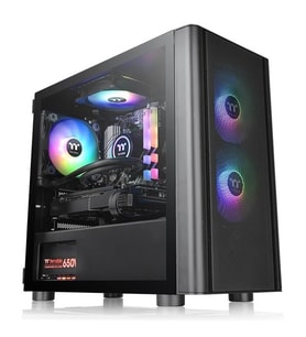 THERMALTAKE V150 BREEZE TG CA-1R1-00S1WN-02 GAMING MICRO-TOWER PC KASASI