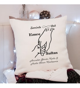 Anneler Günü Tasarımlı Yastık Kişiye Özel