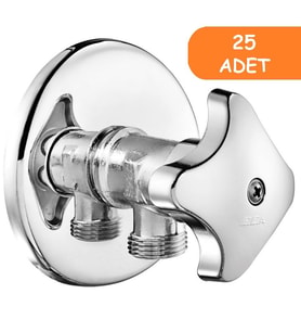 25 Adet ECA Filtreli Klozet Taharet (Ara) Musluğu Rozetli 102111128