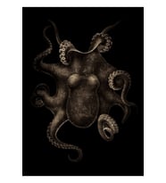 Cthulhu'nun Korkusu Tablo Ahşap Poster Dekoratif