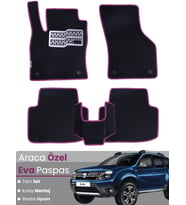 DACİA DUSTER (2009-2017) Uyumlu EVA Paspas Tam Set–Araca Özel,Su Geçirmez,Kolay Montaj