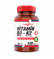 Nevfix Vitamin D3 K2 120 Tablet D3 1000 iu K2 12.5 mcg