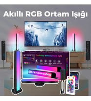 Akıllı RGB Ortam Işığı APP Kumanda Kontrollü Arka Plan Atmosfer Dekorasyon Mini