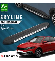 S-Dizayn Fiat Egea Cross Skyline Krom Yan Basamak 183 Cm 2020 Üzeri A+ Kalite
