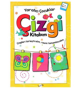 Yaratıcı Çocuklar Çizgi Kitabım 6 Yaş