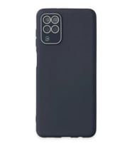 Durukar® Samsung Galaxy A22 Kılıf Lansman Glass Kapak - Lacivert
