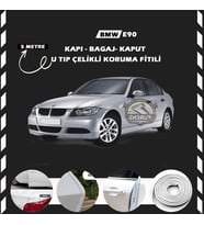 Bmw E90 Oto Araç Kapı Koruma Fitili 5metre Parlak Beyaz Renk