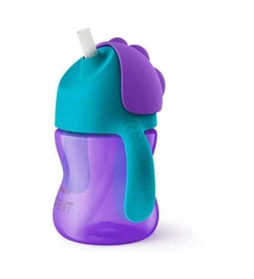 AVENT DESENLİ PİPETLİ BARDAK 200 ML - KIZ SCF796/02