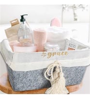 Mulvxkrg Krg02 Çok Amaçlı Saklama Organizer Kutu Kare Keçe Sepet (Mini) - 03433 (Mulvix)