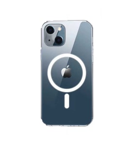 Apple iPhone 14 Uyumlu Kılıf Zore Tacsafe Wireless Kapak (Renksiz)