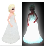 Frozen Renk Değiştiren Led Işıklı Lamba 16x9cm - Beyaz,1 Adet (STD)