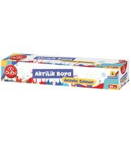 Bubu Akrilik Boya 6 Renk x 20 ml. Birleşik Pot 