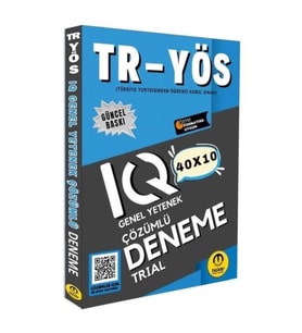 Tasarı 2025 TR YÖS IQ 40X10 Çözümlü Deneme