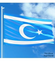 Irak Türkmenleri Bayrağı - Devlet Bayrakları 70x105 cm Raşel Bayrak