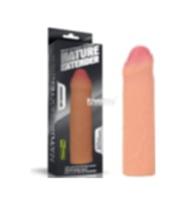 Lovetoy Nature 2.5 Cm Dolgulu Sünnetsiz Süper Realistik Penis Kılıfı